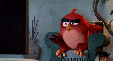 Cable Tv Popcorn GIF by Angry Birds