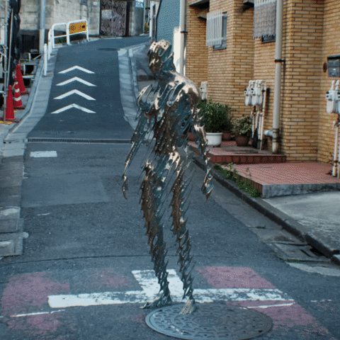 alessiodevecchi alien winning street tokyo GIF