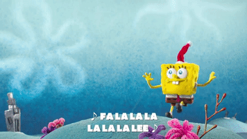 Season 8 Christmas GIF by SpongeBob SquarePants