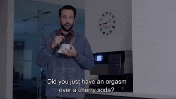 did you just have an orgasm over a cherry soda GIF by Carrie Pilby The Movie