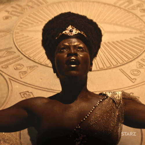 American Gods Bilquis Gif Va Happy