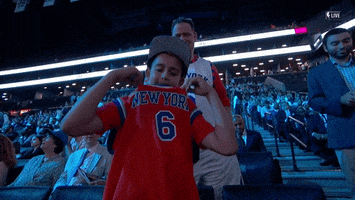 excited new york knicks GIF by NBA