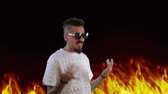 On Fire GIF by Neda&Marrs