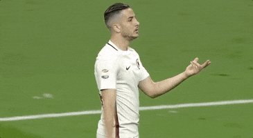 hands up wow GIF by AS Roma
