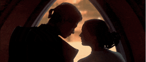 episode 2 kiss GIF by Star Wars