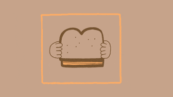 sandwich bite GIF by Daniela Sherer
