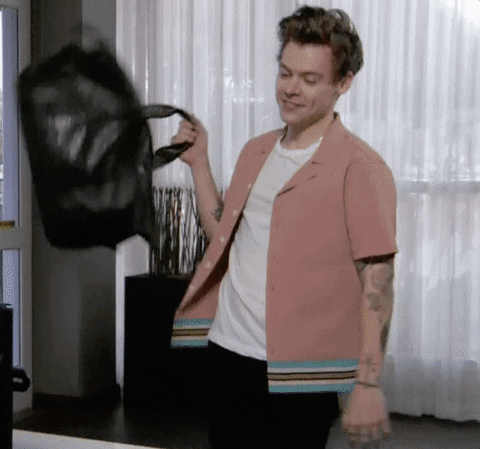 harry styles thank you GIF by The Late Late Show with James Corden