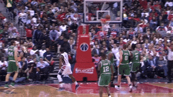 excited washington wizards GIF by NBA