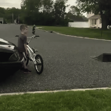 dirty bicycle nailed it like a boss ramp GIF
