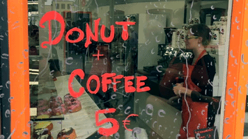 rowanmeegan #teamcream #cork #coffee #donut GIF