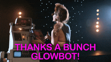 GLOWNETFLIX netflix thank you wrestling robot GIF