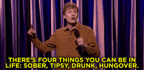 drunk james acaster GIF by Team Coco