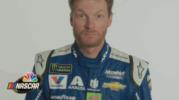 excited dale earnhardt jr. GIF by NASCAR on NBC