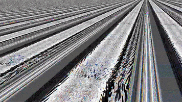 glitch aesthetic horizont distortion GIF by Nico Roxe