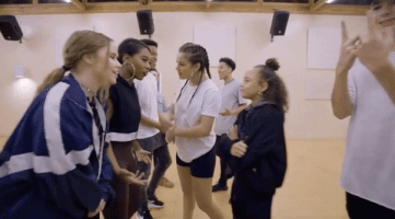 dance battles girls guys highfiving GIF by AwesomenessTV