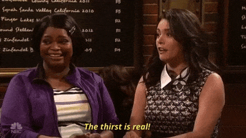 cecily strong the thirst is real GIF by Saturday Night Live