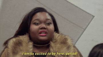 tlc excited to be here GIF by Girl Starter