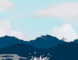 Splash Squid GIF by Studio MDHR