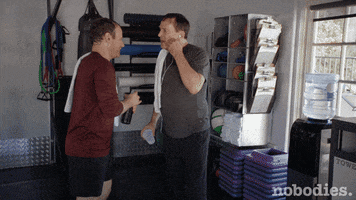sweating tv land GIF by nobodies.