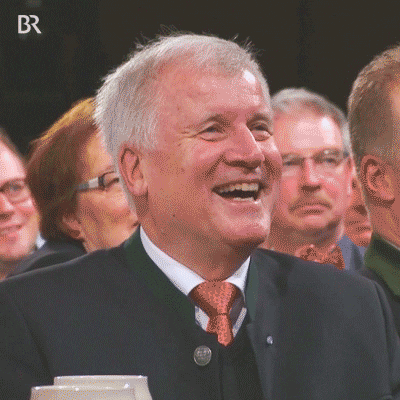Horst Seehofer Laughing GIF by Bayerischer Rundfunk