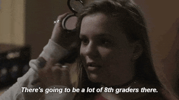 middle school theres going to be a lot of 8th graders there GIF by Nashville on CMT