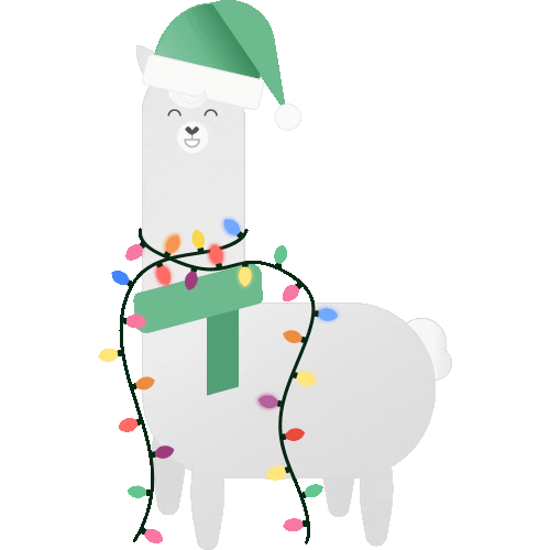 Christmas Lights Sticker by writeaguide