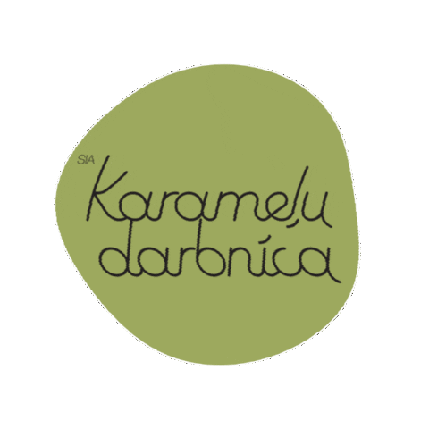 karamelu darbnica Sticker