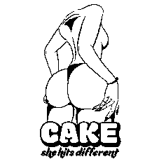 CAKEshehitsdifferent Sticker