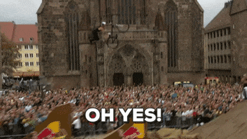 #ohyes #yeah #bike #districtride #redbull #flyhigh #fly #nuremberg GIF by Red Bull
