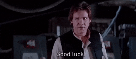 Han Solo Good Luck GIF by Star Wars