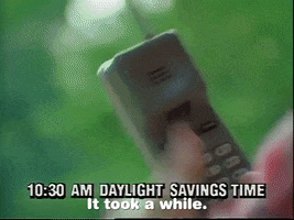 Daylight Savings GIF by splattest