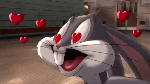 In Love Bunny GIF by Space Jam - Find & Share on GIPHY