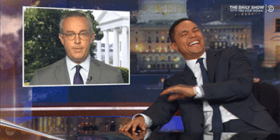 the daily show laughing GIF by The Daily Show with Trevor Noah