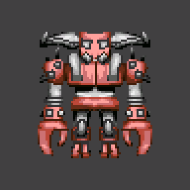 bossclaw test pixelart monster scale GIF