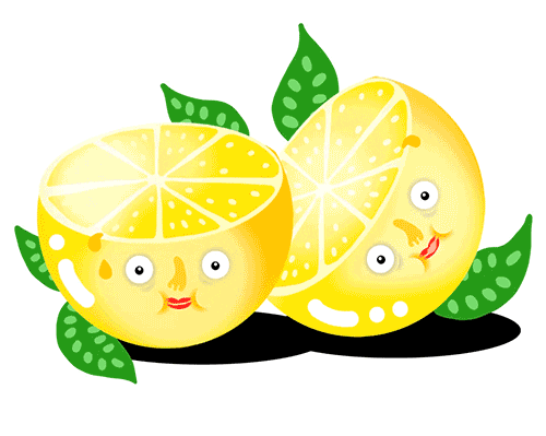 animation, cute, illustration, yellow, tongue, flirt, flirting, bff, fresh,  best friends, twins, sisters, lemon, flirty, lemonade, cuteness, lemons,  frisky, part of me, sofia hydman, lemon pie, when life gives you lemons,  lemon