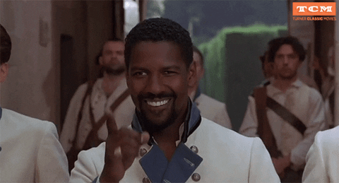 Denzel Washington Pointing GIF by Turner Classic Movies - Find & Share on GIPHY