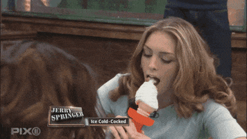 sexy ice cream GIF by The Jerry Springer Show