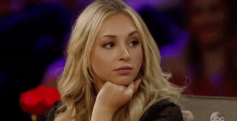 women tell all fake smile GIF by The Bachelor