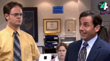 The Office Reaction GIF by My4