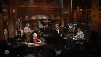lcd soundsystem snl GIF by Saturday Night Live
