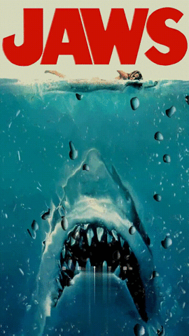 jonnyrebb shark jaws great white megladon GIF