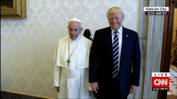 Donald Trump Pope GIF