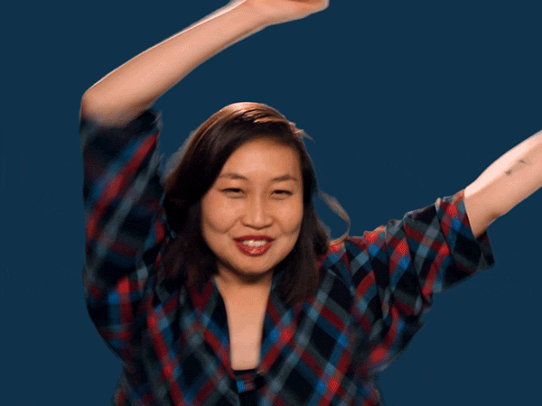 Women's History Month excited yay happy dance wee GIF