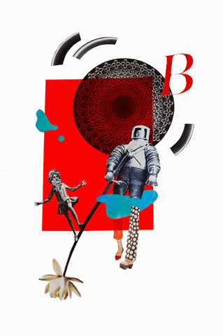 nonna llliwell collage design vogue art GIF