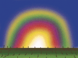 New Year Rainbow GIF by paulbip