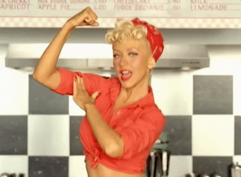 Flex Flexing GIF by Christina Aguilera - Find & Share on GIPHY