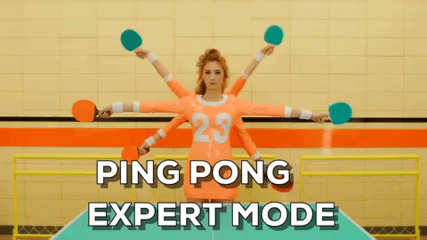  kpop k-pop k pop orange caramel ping pong GIF