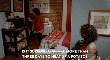 season 3 is it supposed to take more than three days to heat up a potato GIF by Broad City