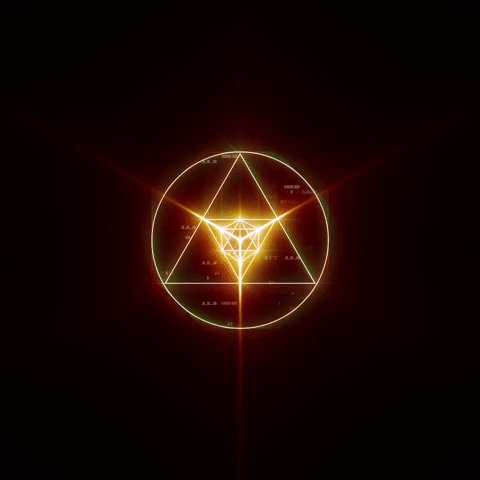 Martial_Arts_Unleashed psychedelic green gold colors GIF