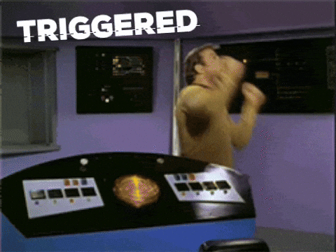 triggered captain kirk GIF